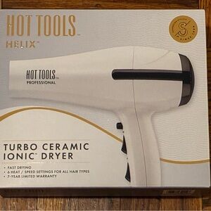 Hot Tools Helix Turbo Ceramic Ionic Hair Dryer - White